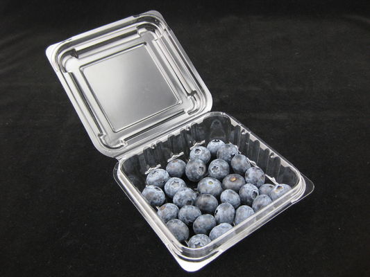 resistência de impacto das caixas do empacotamento plástico da parte superior do mirtilo 125g