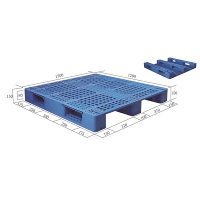 Pálete de caixa plástica plástica do sistema logístico da pálete do bloco para o armazenamento resistente