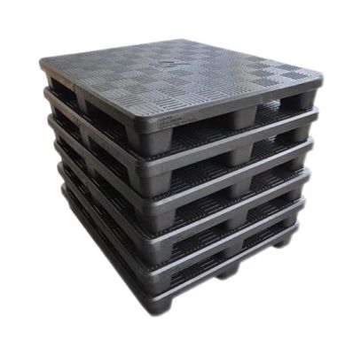 O anti PPE do deslizamento reciclou páletes plásticas para o transporte logístico