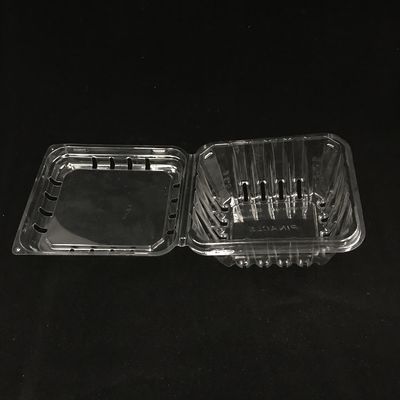 Caixas plásticas claras descartáveis amigáveis 500g do empacotamento plástico da bolha de Eco