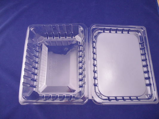 O empacotamento plástico da morango encaixota recipientes da parte superior do ANIMAL DE ESTIMAÇÃO