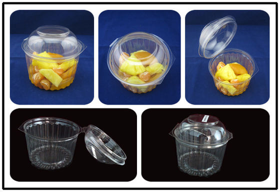 Recipientes de alimento biodegradáveis 8oz da parte superior do ANIMAL DE ESTIMAÇÃO plástico do produto comestível 12oz 16oz